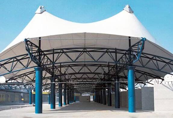 Custom Steel Trusses, Canopies & Platforms Built